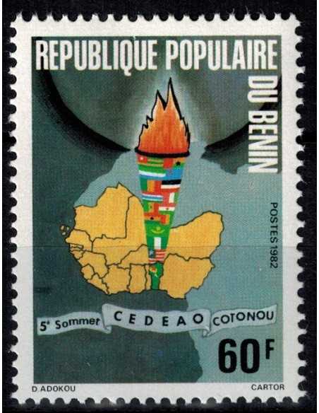 Timbre Poste BENIN N° 0538 Obli philatelie foxtimbre