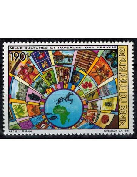 Timbre Poste BENIN N° 0695 Obli philatelie foxtimbre