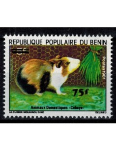 Timbre Poste BENIN N° 0580 Neuf * philatelie foxtimbre