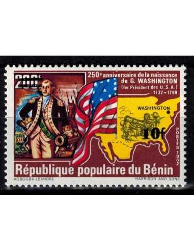 Timbre Poste BENIN N° 0597 Neuf * philatelie foxtimbre