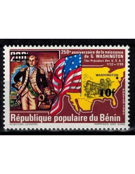 Timbre Poste BENIN N° 0597 Neuf * philatelie foxtimbre