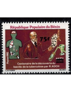 Timbre Poste BENIN N° 0600 Neuf * philatelie foxtimbre