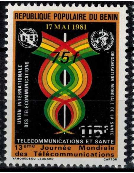 Timbre Poste BENIN N° 0601 Neuf * philatelie foxtimbre