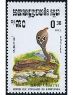 Timbre Poste Kampuchea N° 0401 Neuf ** philatelie foxtimbre