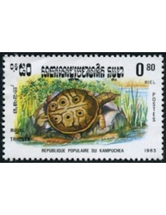 Timbre Poste Kampuchea N° 0402 Neuf ** philatelie foxtimbre