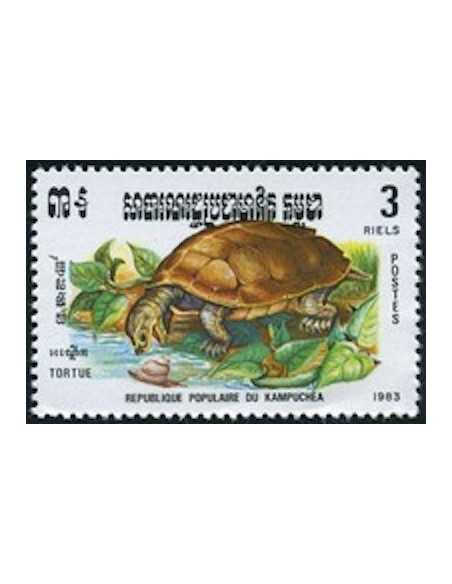 Timbre Poste Kampuchea N° 0406 Neuf ** philatelie foxtimbre