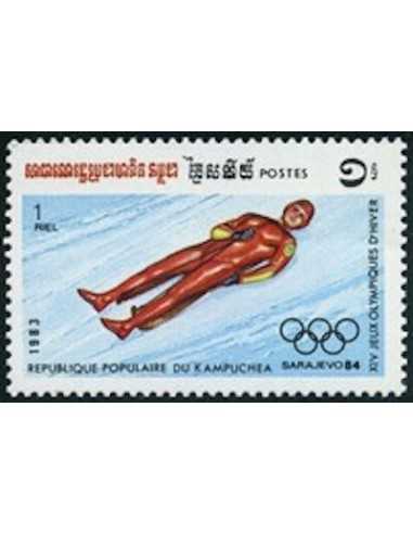 Timbre Poste Kampuchea N° 0407 Neuf ** philatelie foxtimbre