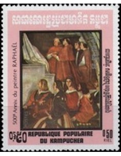 Timbre Poste Kampuchea N° 0387 Neuf * philatelie foxtimbre