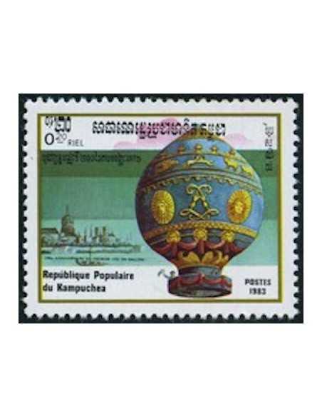 Timbre Poste Kampuchea N° 0393 Neuf * philatelie foxtimbre