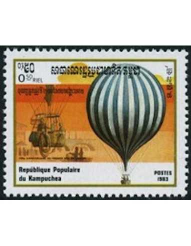 Timbre Poste Kampuchea N° 0395 Neuf * philatelie foxtimbre