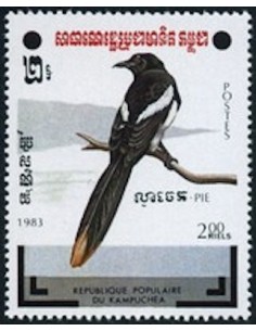 Timbre Poste Kampuchea N° 0417 Neuf * philatelie foxtimbre