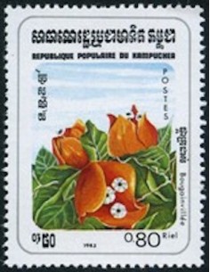 Timbre Poste Kampuchea N° 0421 Neuf * philatelie foxtimbre