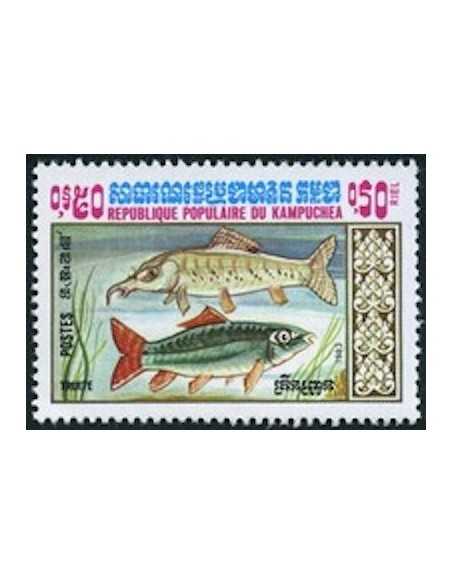 Timbre Poste Kampuchea N° 0427 Neuf * philatelie foxtimbre