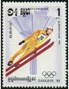 Timbre Poste Kampuchea N° 0452 Neuf * philatelie foxtimbre