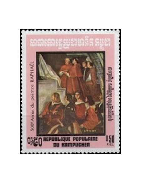 Timbre Poste Kampuchea N° 0387 Obli philatelie foxtimbre