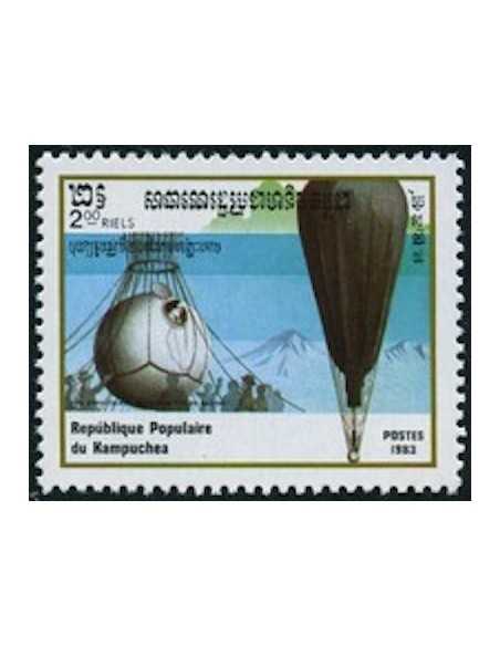 Timbre Poste Kampuchea N° 0398 Obli philatelie foxtimbre