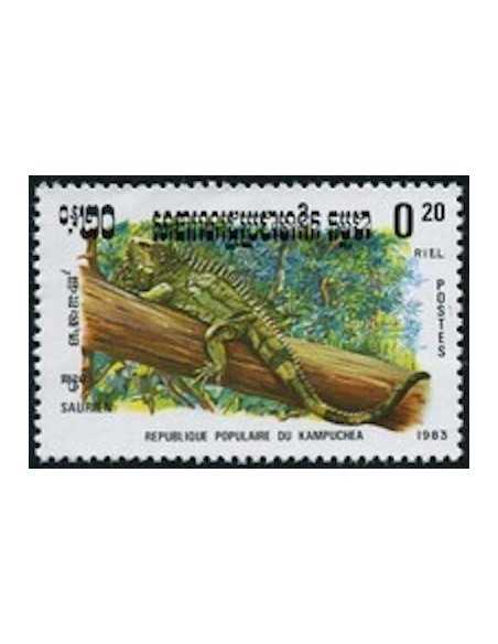 Timbre Poste Kampuchea N° 0400 Obli philatelie foxtimbre