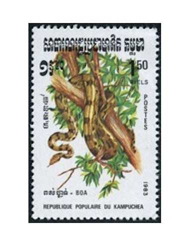 Timbre Poste Kampuchea N° 0404 Obli philatelie foxtimbre