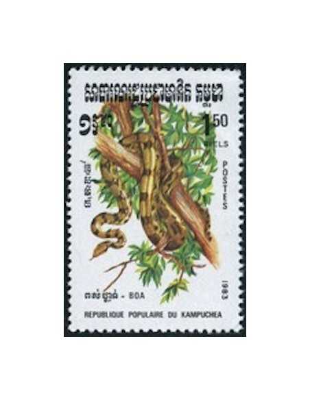 Timbre Poste Kampuchea N° 0404 Obli philatelie foxtimbre