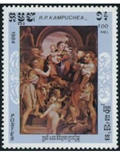 Timbre Poste Kampuchea N° 0515 Obli philatelie foxtimbre