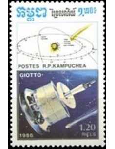 Timbre Poste Kampuchea N° 0671 Obli philatelie foxtimbre