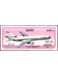 Timbre Poste Kampuchea N° 0689 Obli philatelie foxtimbre