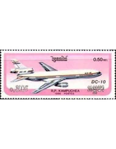 Timbre Poste Kampuchea N° 0689 Obli philatelie foxtimbre