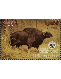 Timbre Poste Kampuchea N° 0696 Obli philatelie foxtimbre