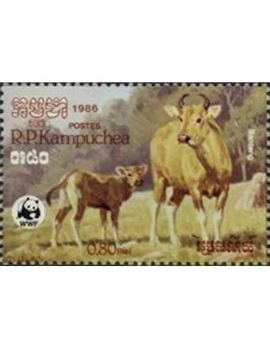 Timbre Poste Kampuchea N° 0697 Obli philatelie foxtimbre