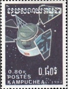 Timbre Poste Kampuchea N° 0728 Obli philatelie foxtimbre