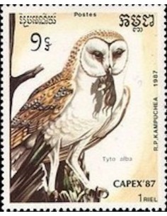 Timbre Poste Kampuchea N° 0740 Obli philatelie foxtimbre