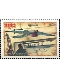 Timbre Poste Kampuchea N° 0745 Obli philatelie foxtimbre