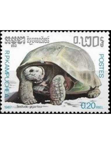 Timbre Poste Kampuchea N° 0751 Obli philatelie foxtimbre