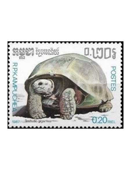 Timbre Poste Kampuchea N° 0751 Obli philatelie foxtimbre