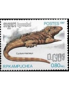 Timbre Poste Kampuchea N° 0753 Obli philatelie foxtimbre