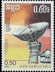 Timbre Poste Kampuchea N° 0772 Obli philatelie foxtimbre