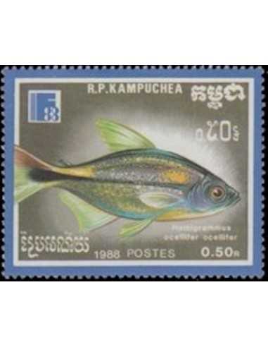 Timbre Poste Kampuchea N° 0817 Obli philatelie foxtimbre