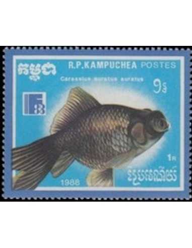 Timbre Poste Kampuchea N° 0819 Obli philatelie foxtimbre