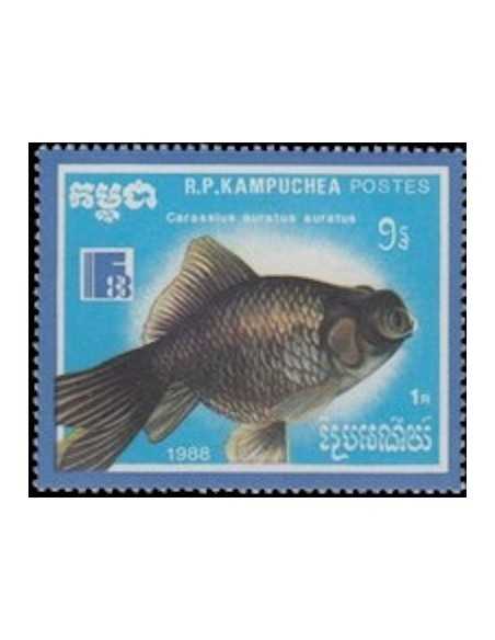 Timbre Poste Kampuchea N° 0819 Obli philatelie foxtimbre