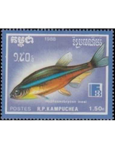 Timbre Poste Kampuchea N° 0820 Obli philatelie foxtimbre