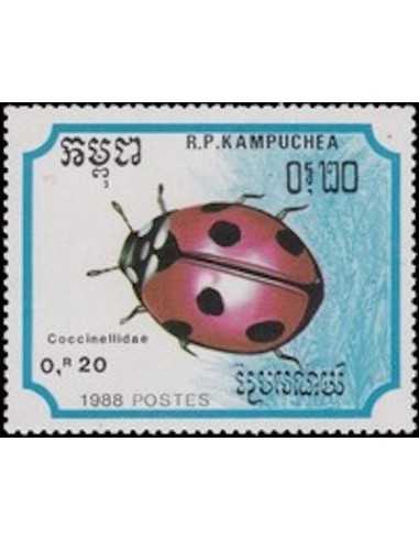 Timbre Poste Kampuchea N° 0830 Obli philatelie foxtimbre
