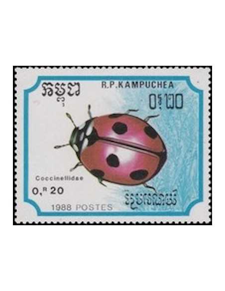 Timbre Poste Kampuchea N° 0830 Obli philatelie foxtimbre