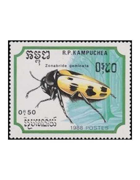Timbre Poste Kampuchea N° 0831 Obli philatelie foxtimbre