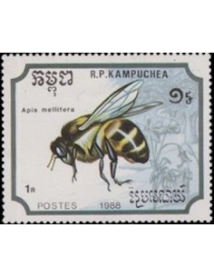 Timbre Poste Kampuchea N° 0833 Obli philatelie foxtimbre