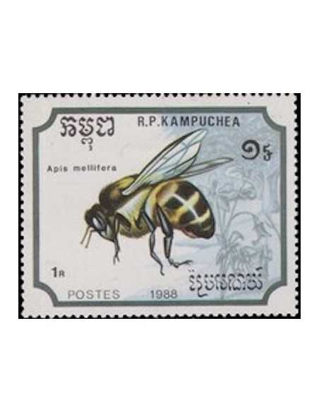 Timbre Poste Kampuchea N° 0833 Obli philatelie foxtimbre