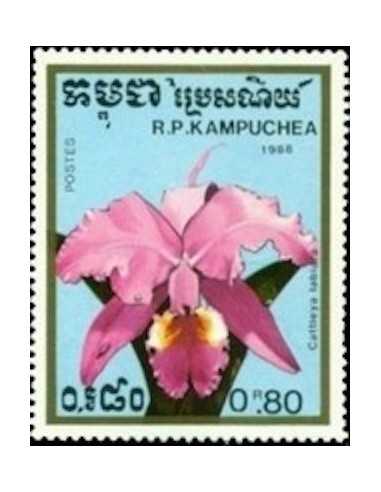 Timbre Poste Kampuchea N° 0839 Obli philatelie foxtimbre