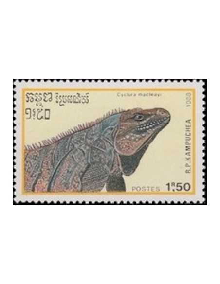 Timbre Poste Kampuchea N° 0848 Obli philatelie foxtimbre