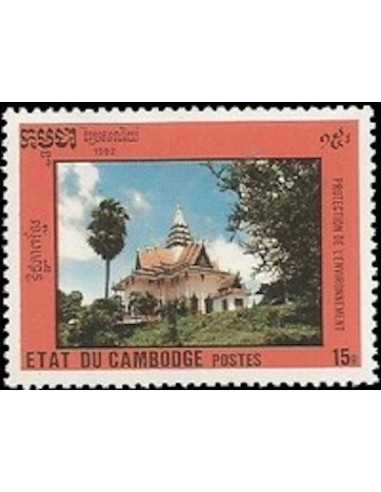 Timbre Poste Etat du Cambodge N° 1072 Neuf** philatelie foxtimbre
