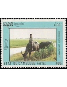Timbre Poste Etat du Cambodge N° 1074 Neuf** philatelie foxtimbre