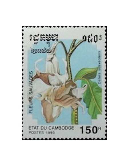 Timbre Poste Etat du Cambodge N° 1107 Neuf** philatelie foxtimbre